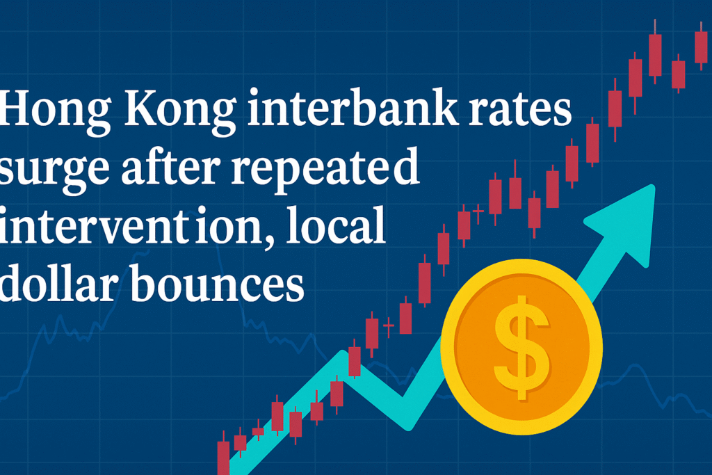 Market Hong Kong Interbank Rates Mein Uchhal: Bar-Bar Intervention Ke Baad Local Dollar Ne Pakdi Raftar