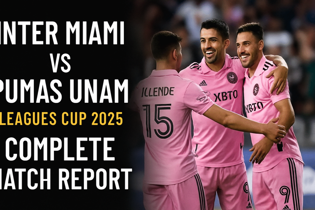 Inter Miami vs Pumas UNAM 